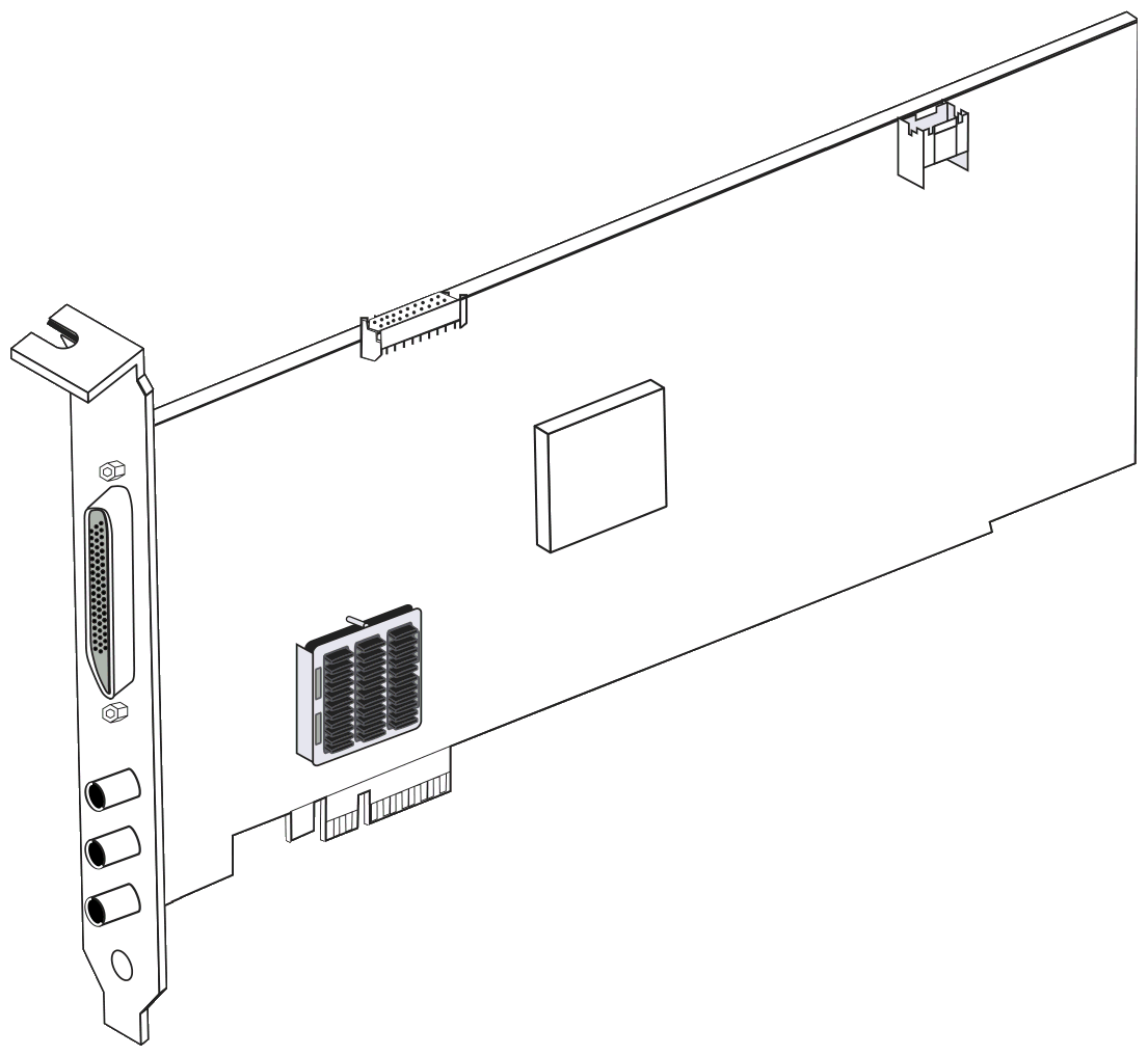 A diagram of the Axio LE PCI Card.